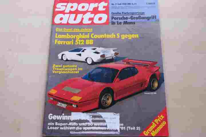 Sport Auto 07/1981